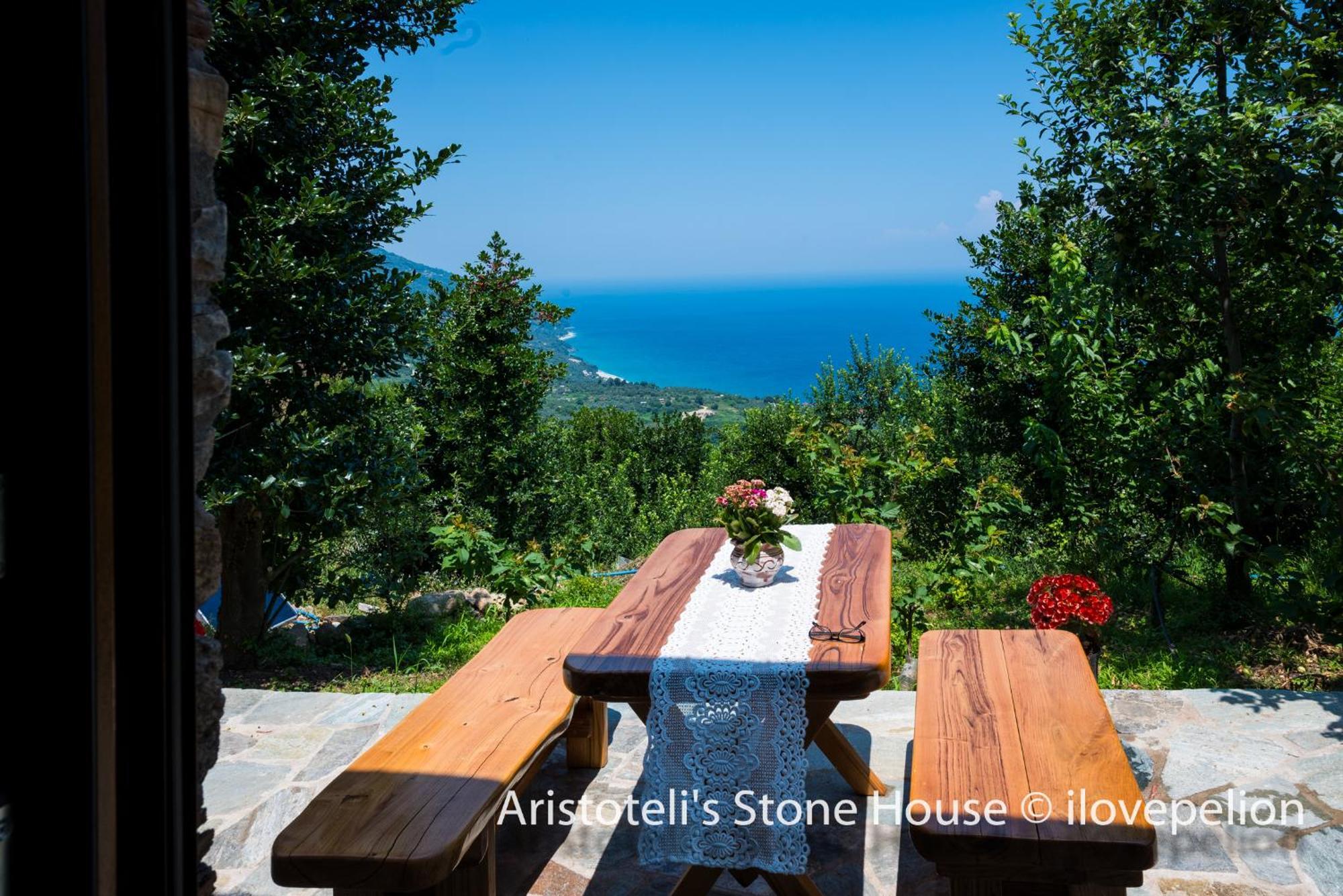 Aristoteli'S Stone House Makrirrákhi Dış mekan fotoğraf