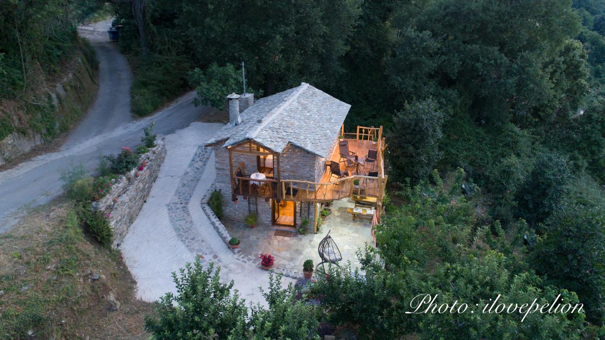 Aristoteli'S Stone House Makrirrákhi Dış mekan fotoğraf