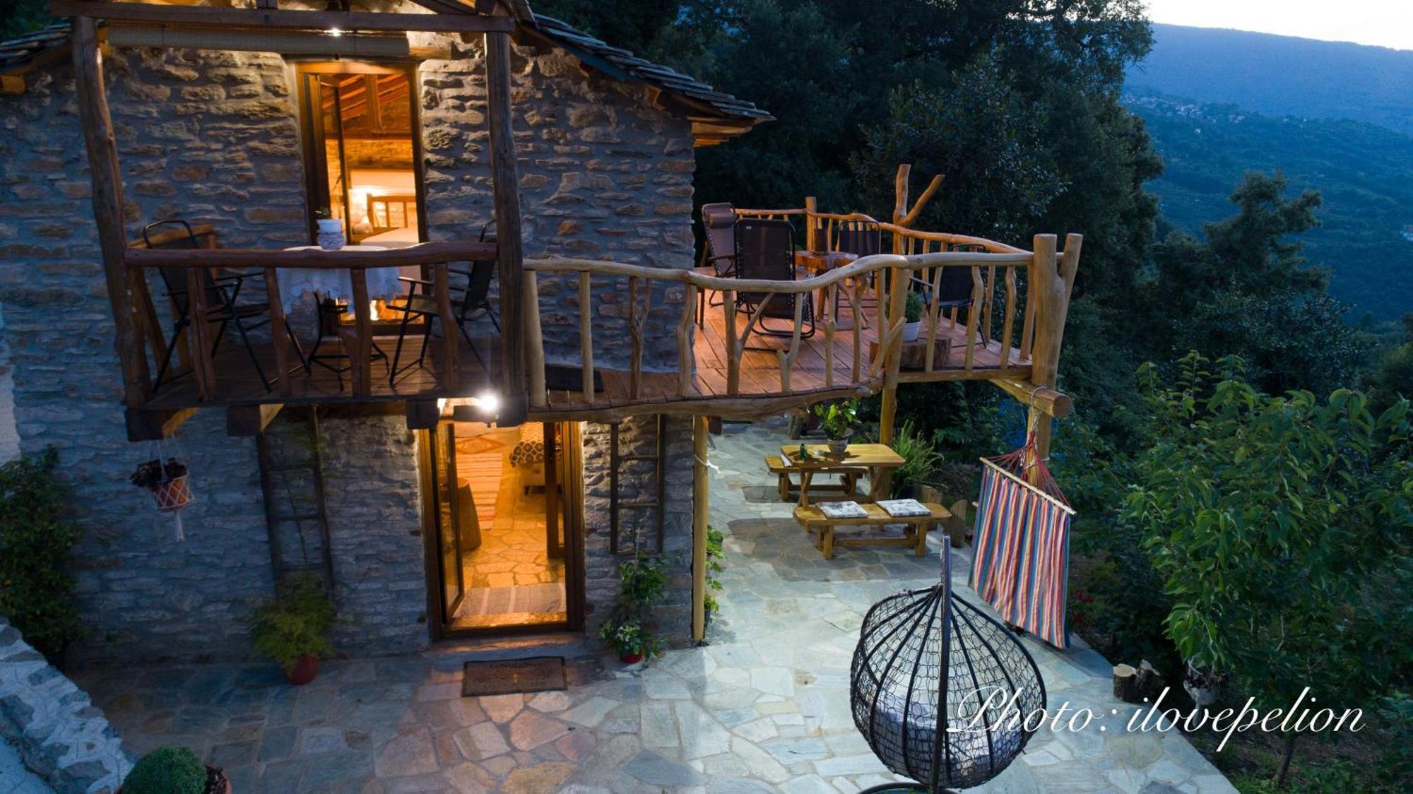 Aristoteli'S Stone House Makrirrákhi Dış mekan fotoğraf